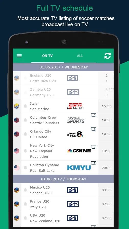 Soccer Live on TV | Indus Appstore | Screenshot