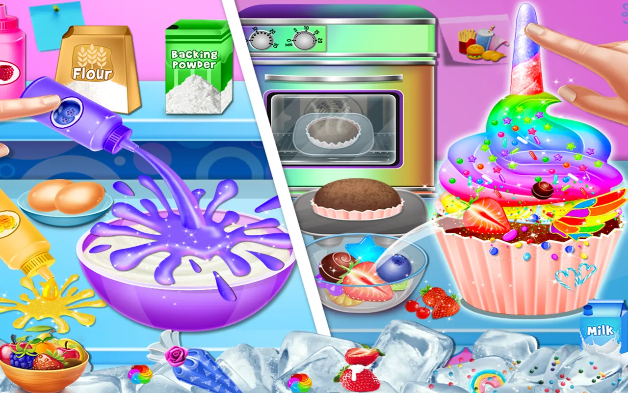 Rainbow Ice Cream Party | Indus Appstore | Screenshot