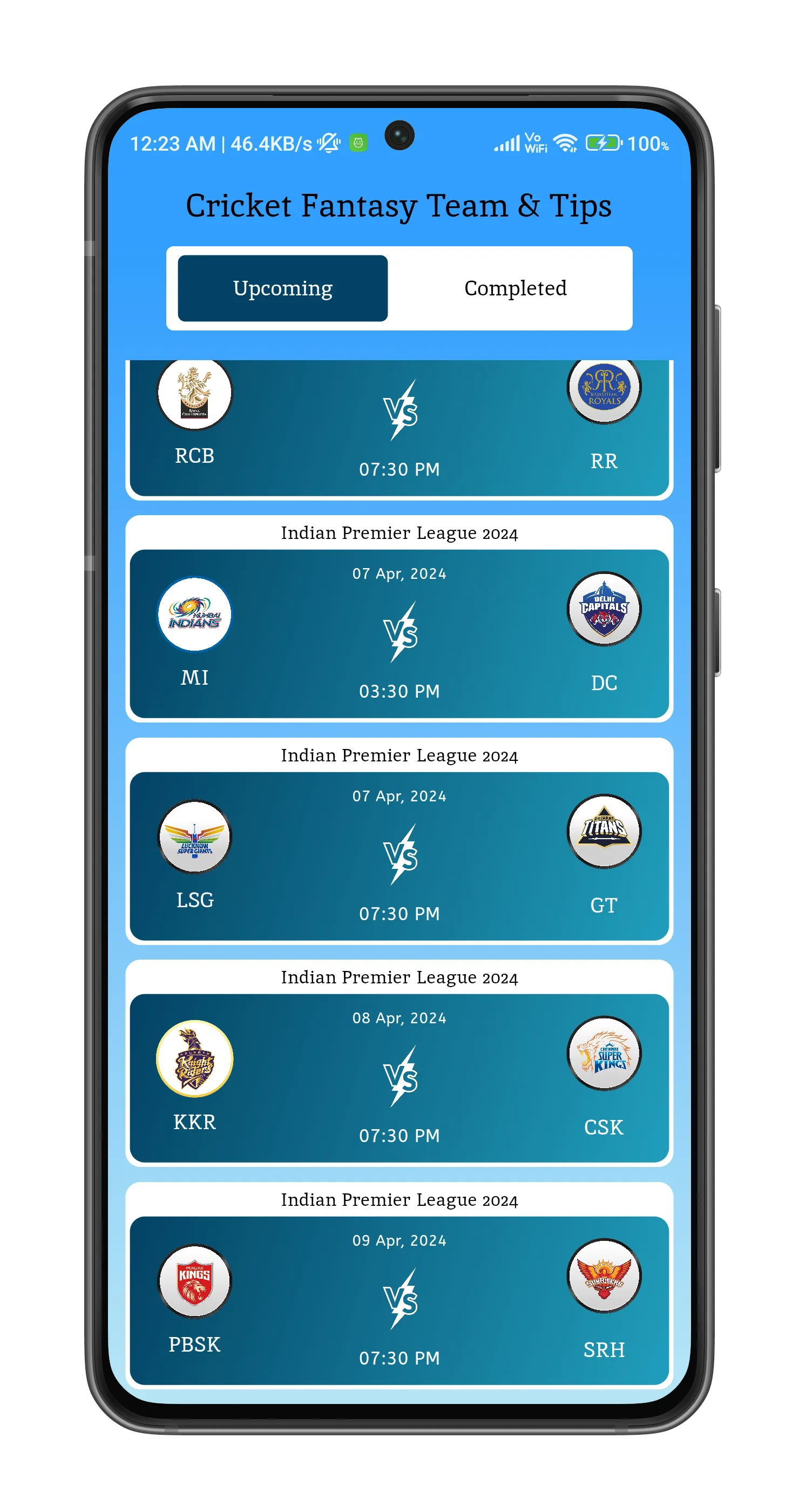 Cricket fantasy Tips & Teams | Indus Appstore | Screenshot