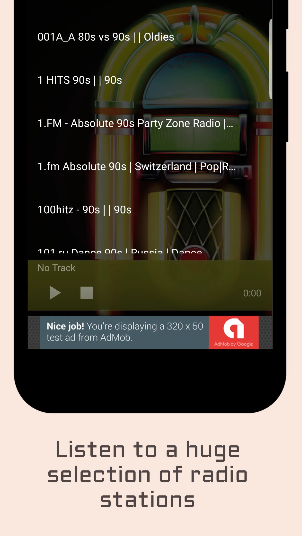 90s Music Radio Stations | Indus Appstore | Screenshot