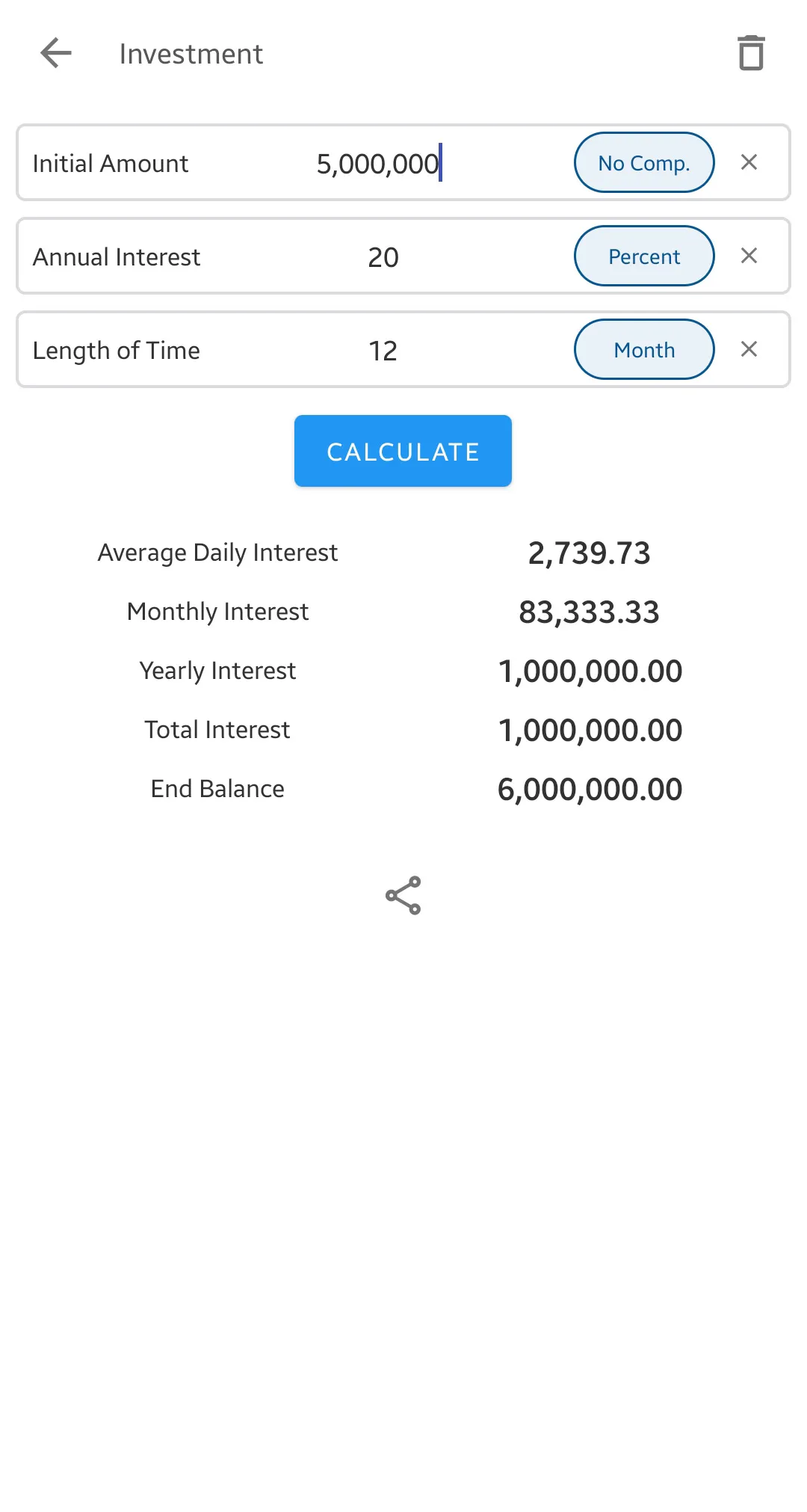 FCalc: Financial Calculator | Indus Appstore | Screenshot