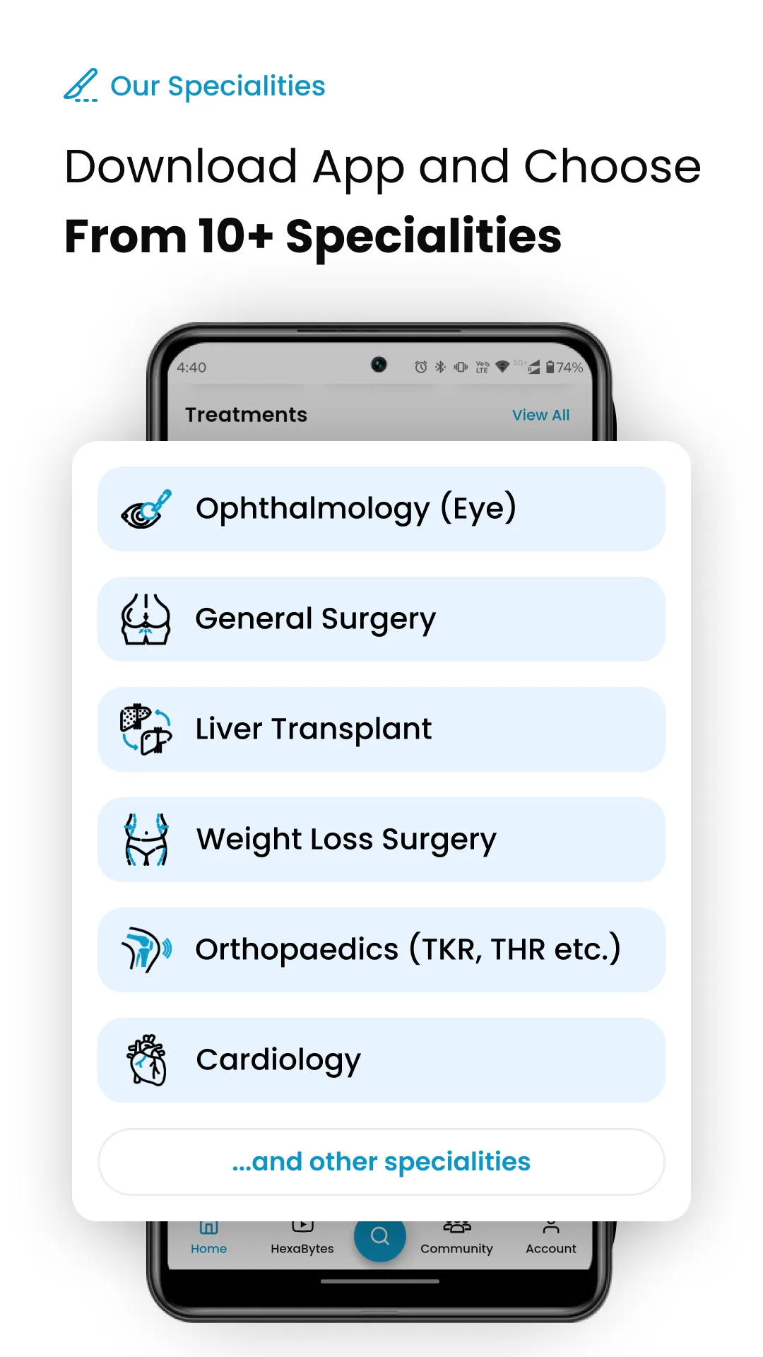 HexaHealth: Surgery Simplified | Indus Appstore | Screenshot