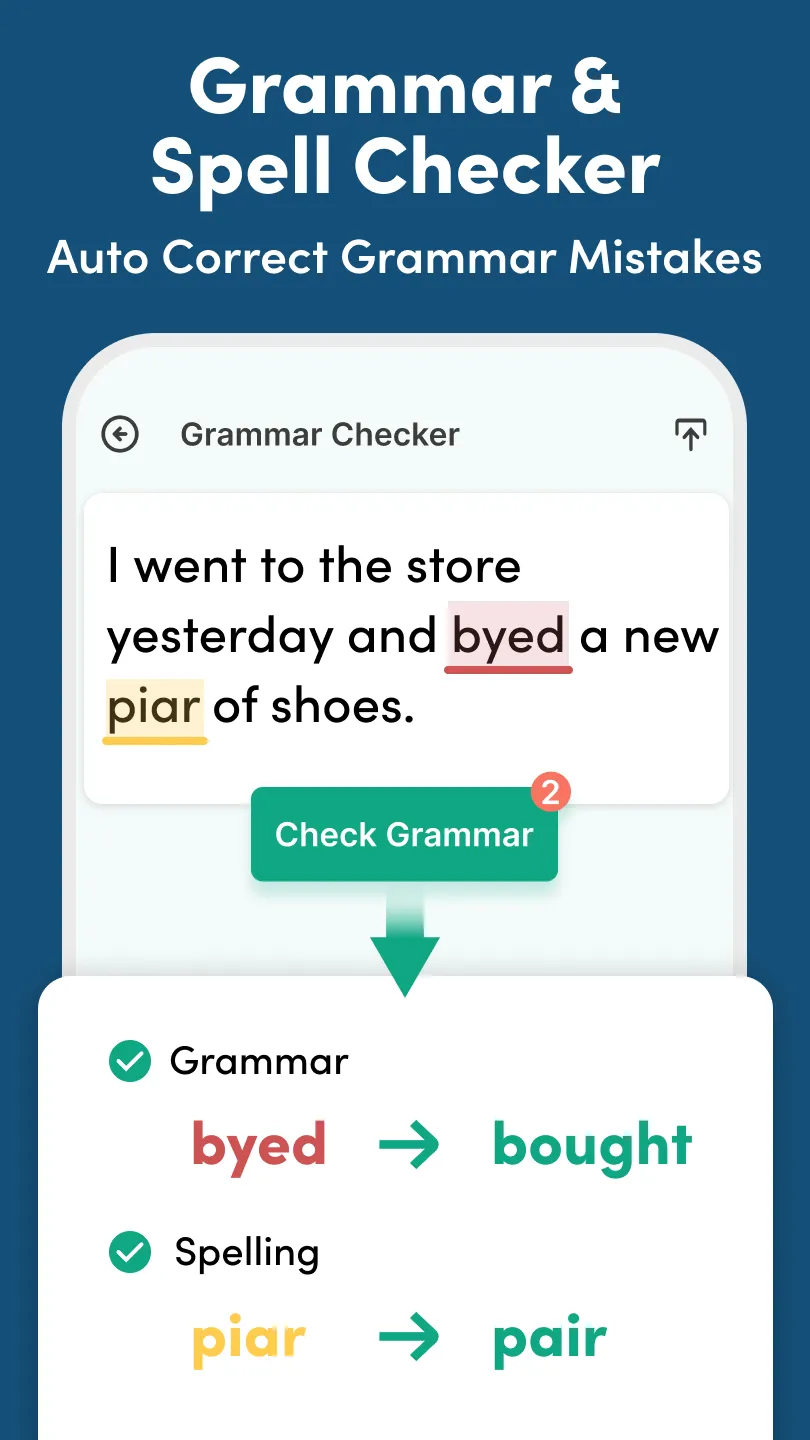 Grammar Checker AI Corrector | Indus Appstore | Screenshot