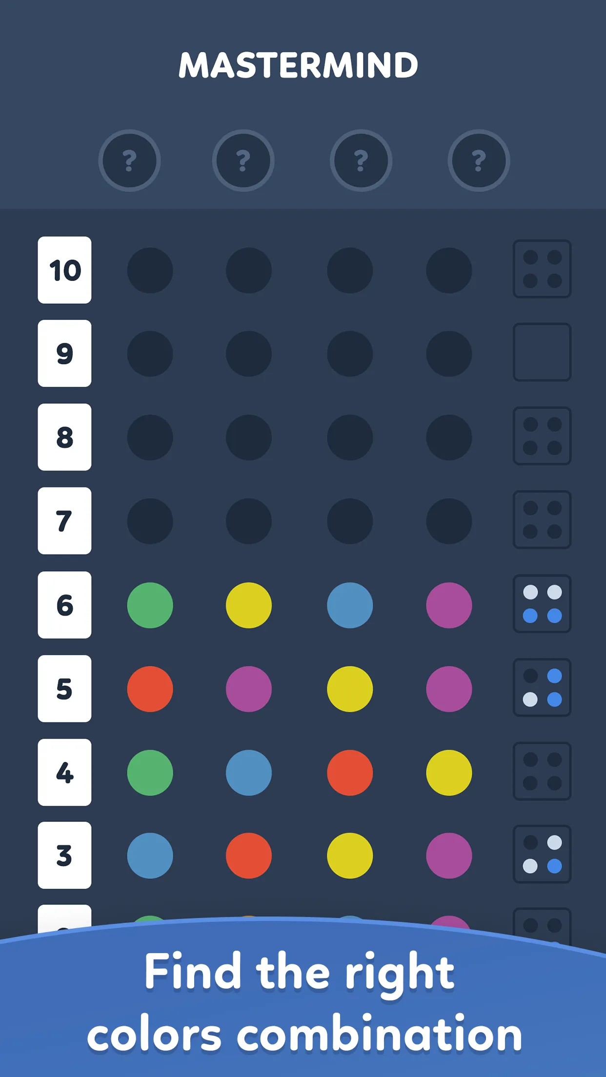 Mastermind - Brain Game | Indus Appstore | Screenshot