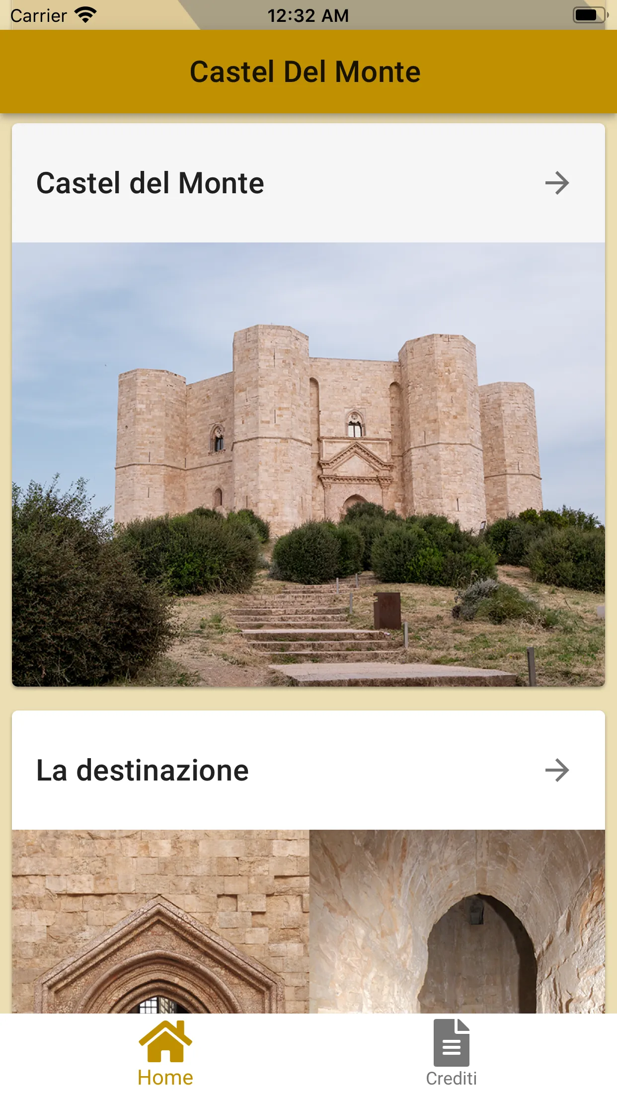 Castel del Monte guida LIS | Indus Appstore | Screenshot