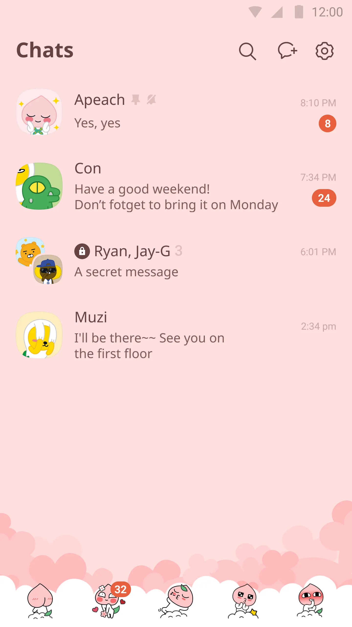 Apeach - KakaoTalk Theme | Indus Appstore | Screenshot