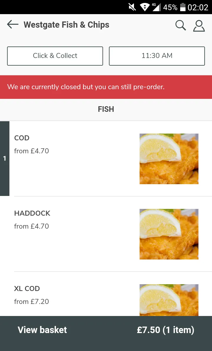 Westgate Fish & Chips | Indus Appstore | Screenshot