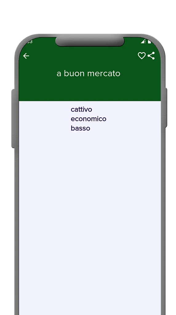 Italian Synonym dictionary | Indus Appstore | Screenshot