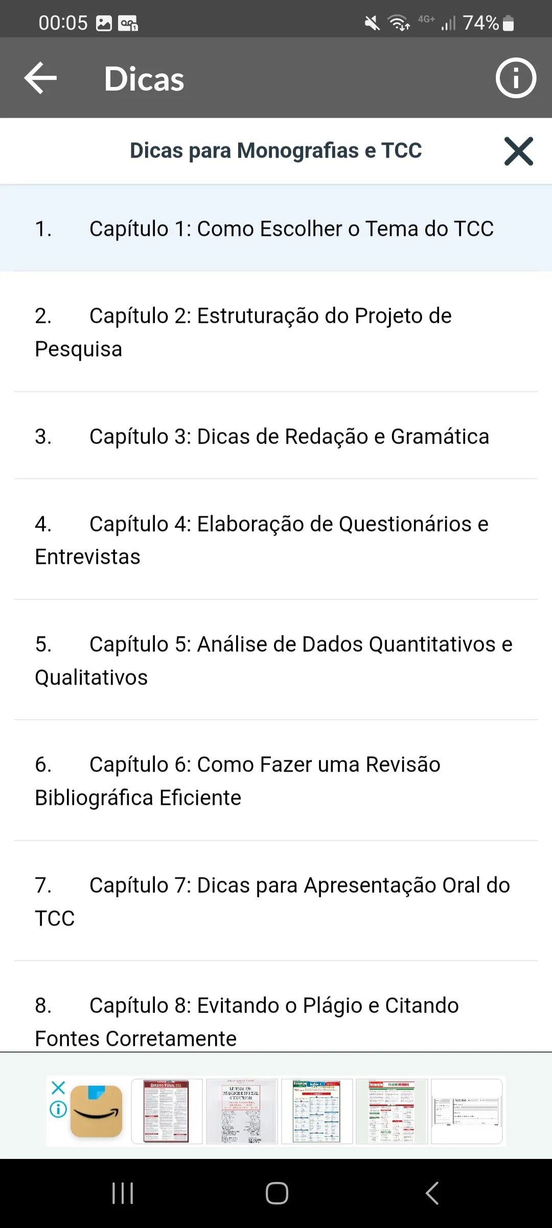 Monografia e TCC Fácil | Indus Appstore | Screenshot