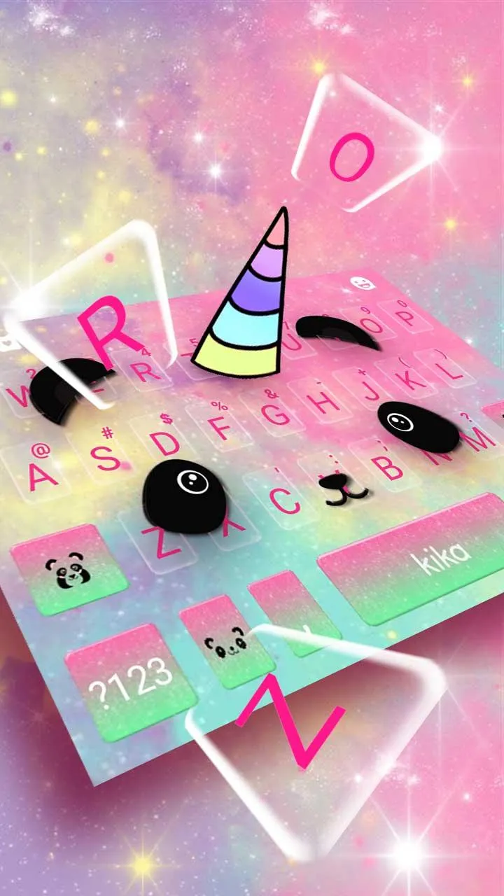 Cartoon Unicorn Panda Keyboard | Indus Appstore | Screenshot