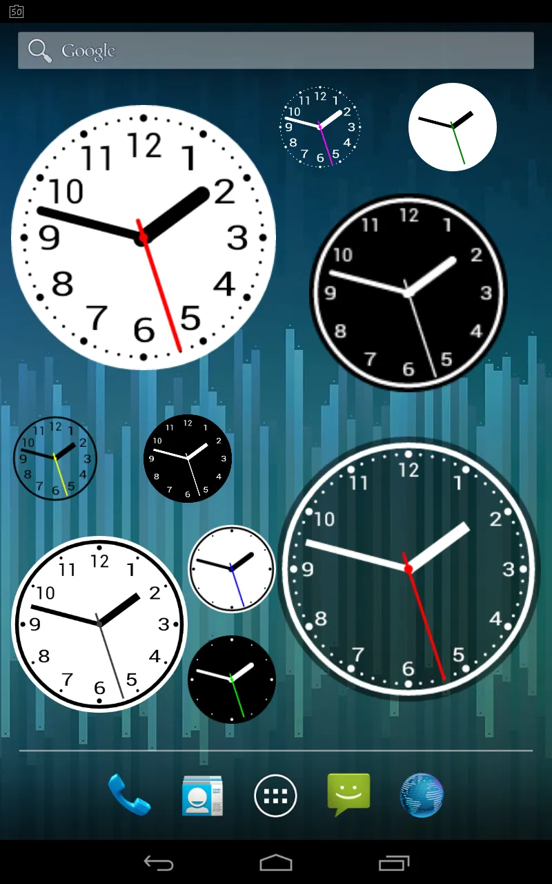 Simple Analog Clock [Widget] | Indus Appstore | Screenshot