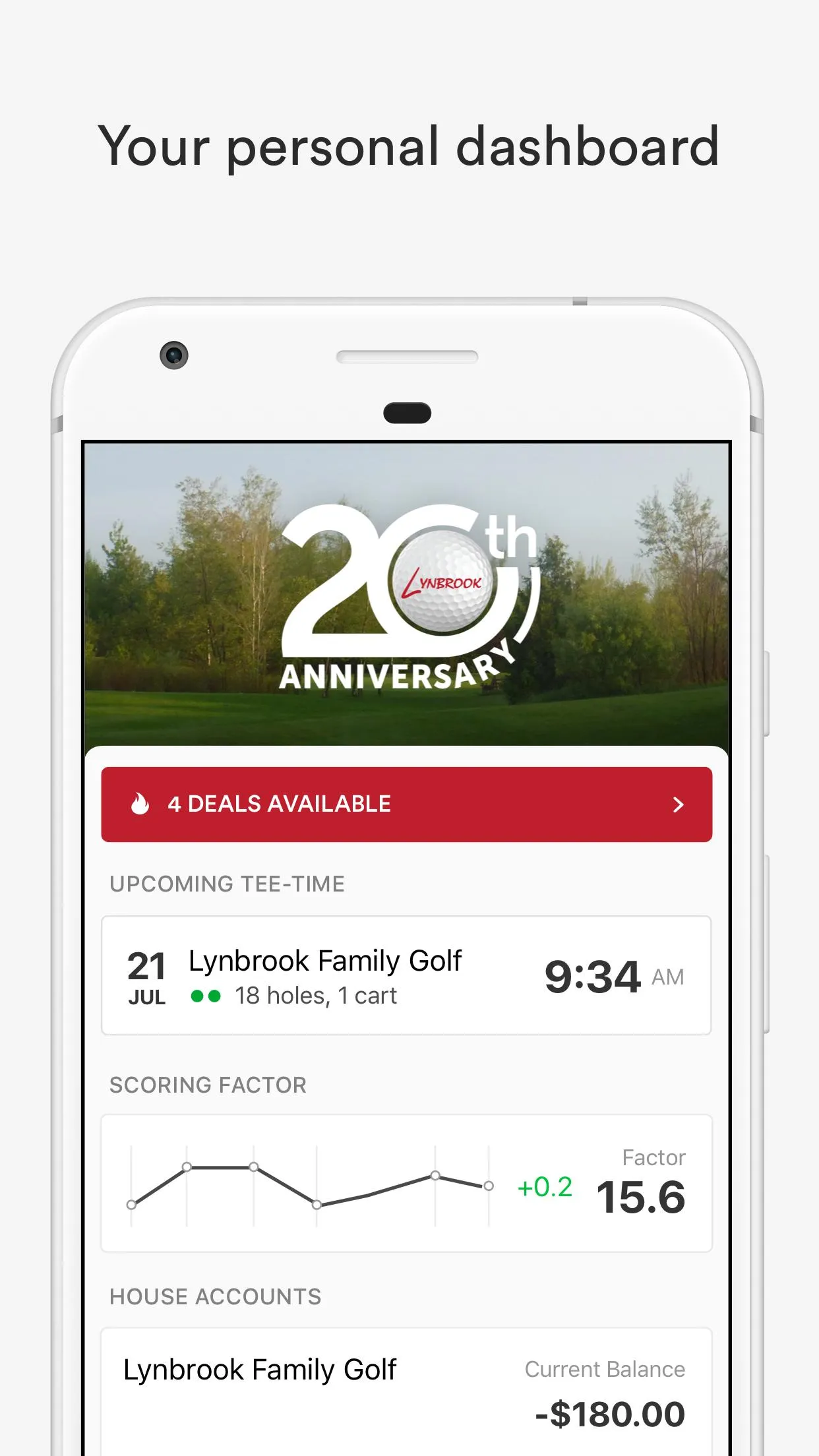 Lynbrook Family Golf | Indus Appstore | Screenshot