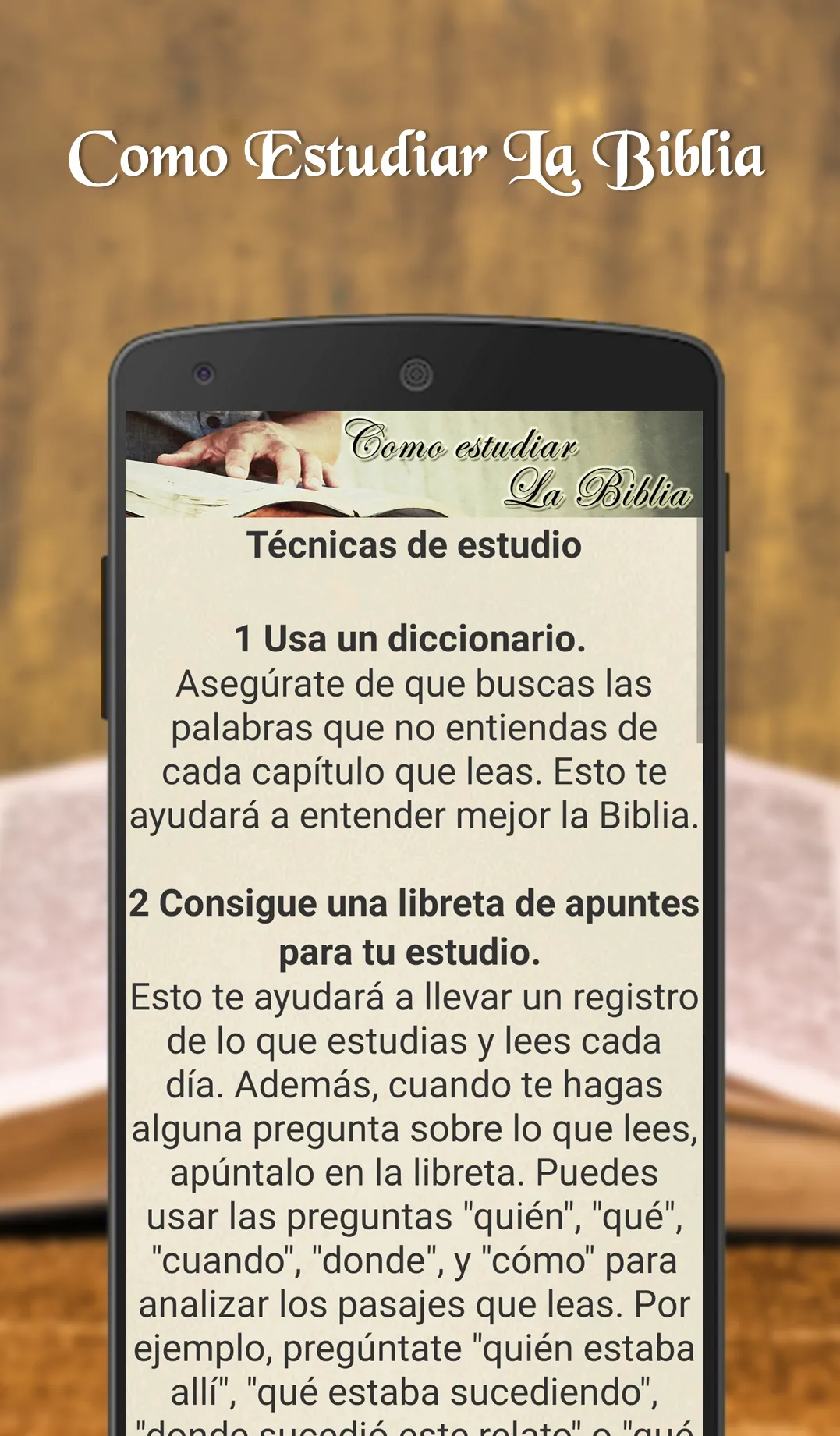 Como estudiar la Biblia | Indus Appstore | Screenshot