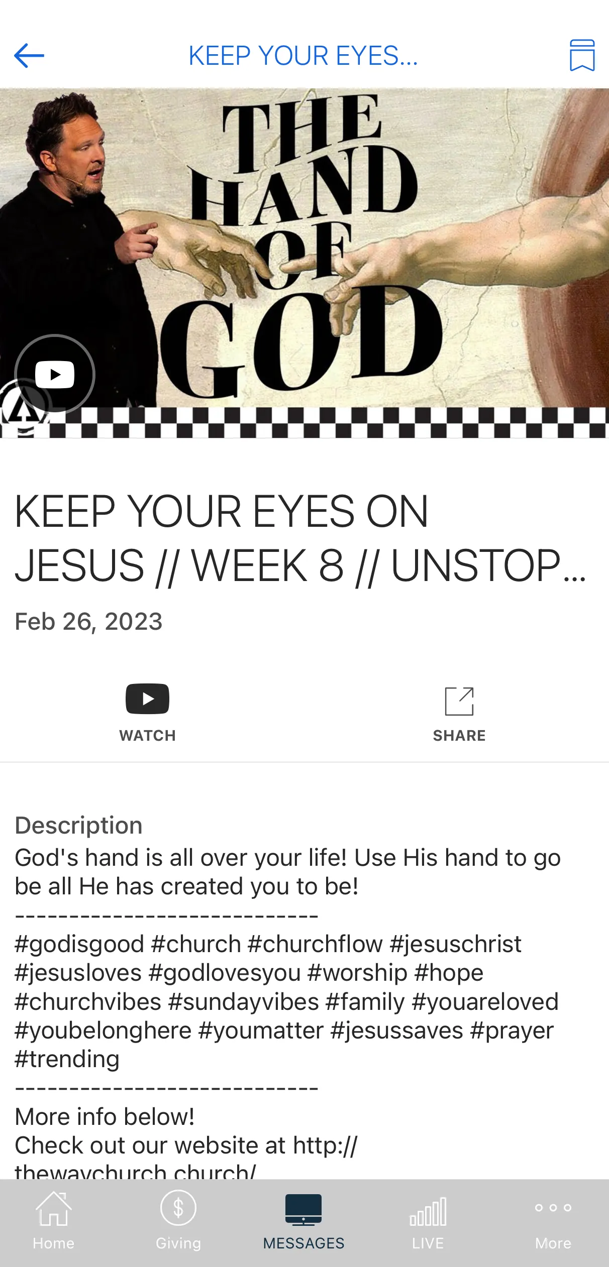 The Way Church - OK | Indus Appstore | Screenshot