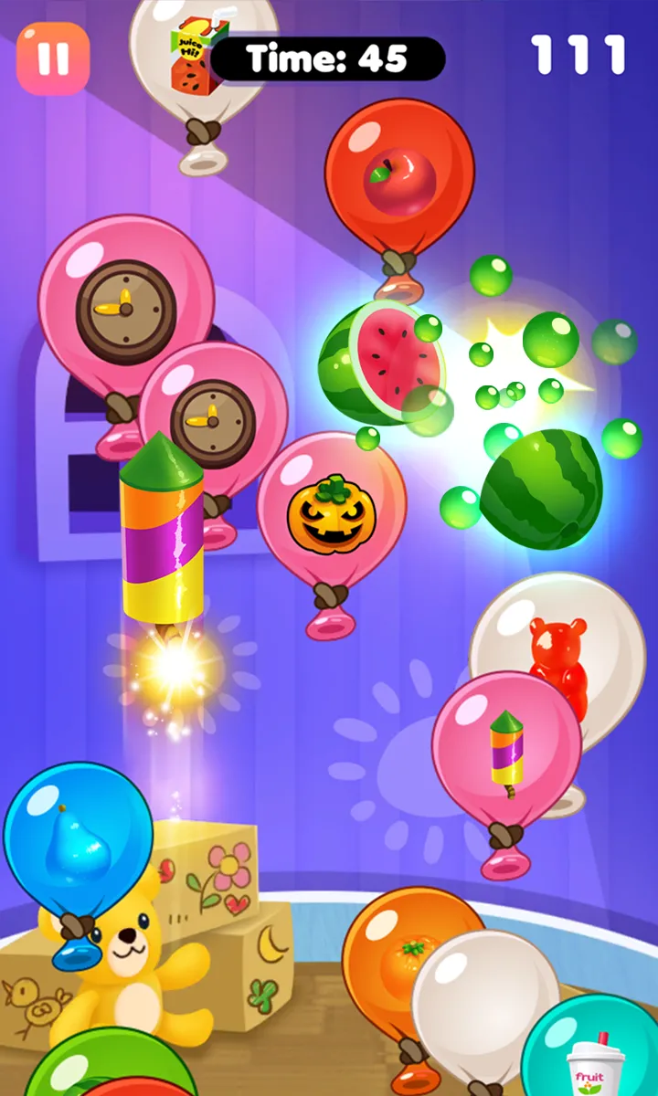 Balloon Pop Fruit Smash | Indus Appstore | Screenshot