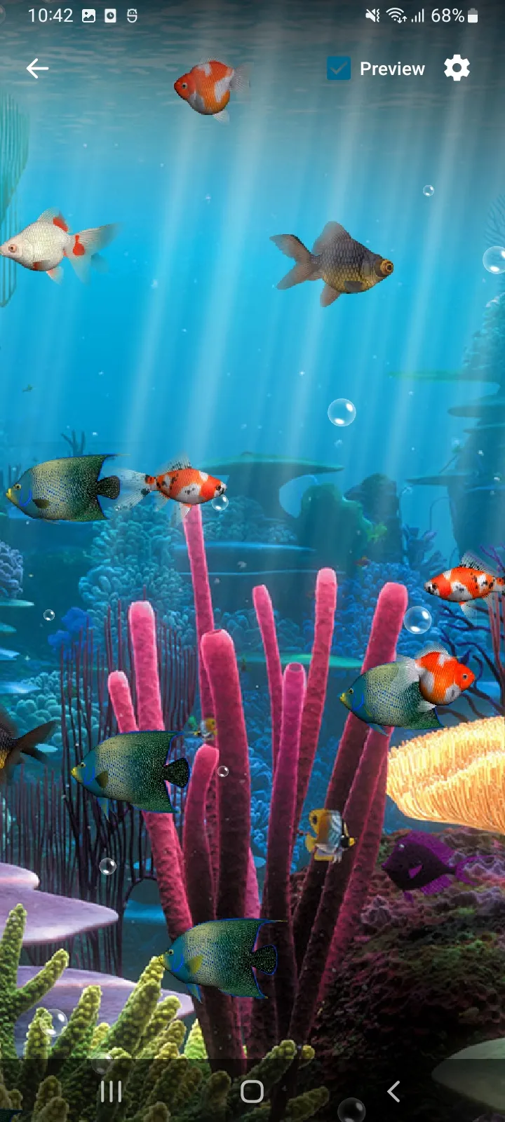 Aquarium Live Wallpaper 3D | Indus Appstore | Screenshot