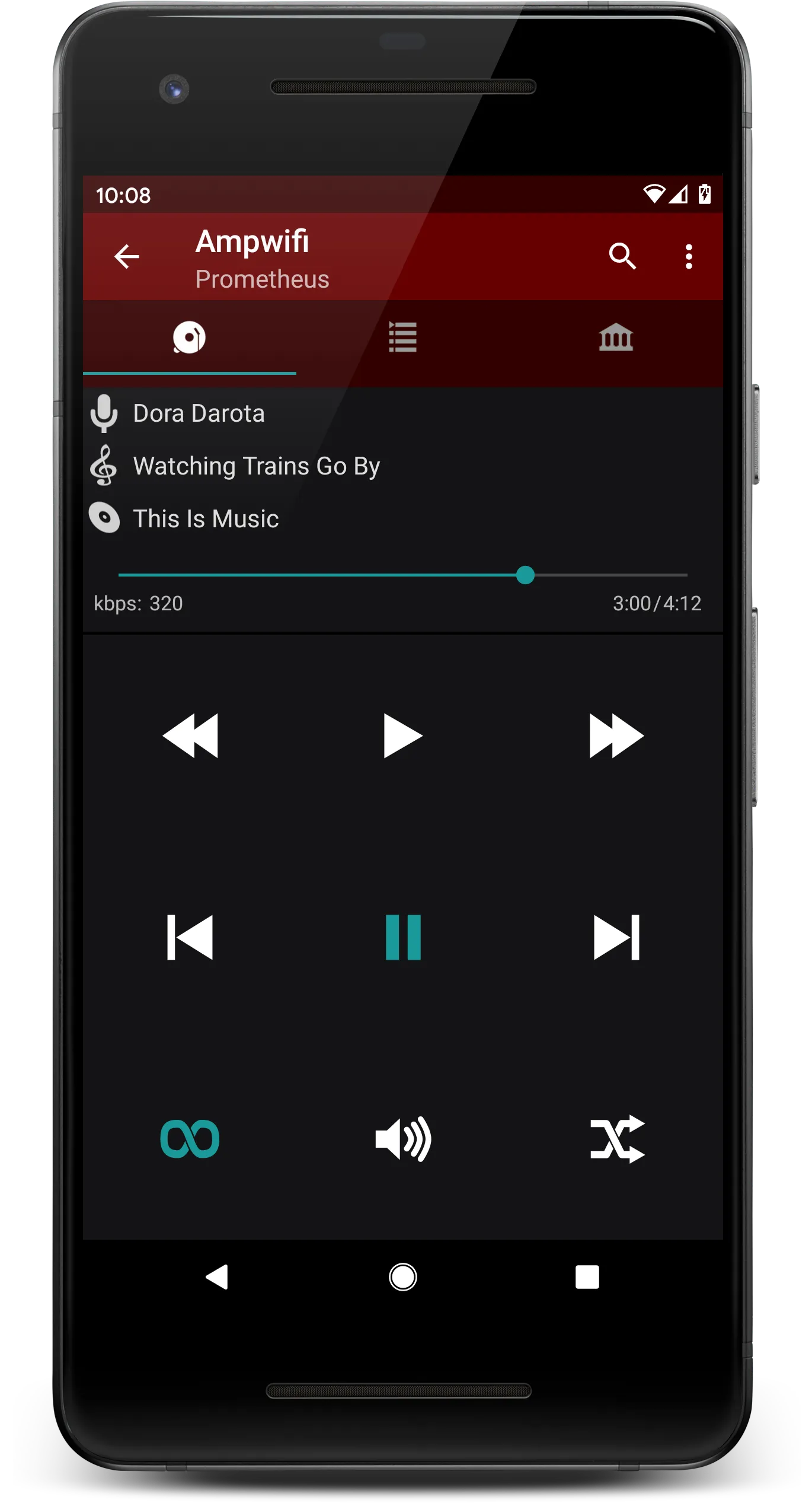 Ampwifi Winamp Remote | Indus Appstore | Screenshot