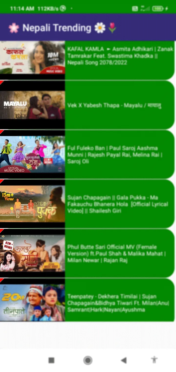 Nepali Video Songs: नेपाली गीत | Indus Appstore | Screenshot