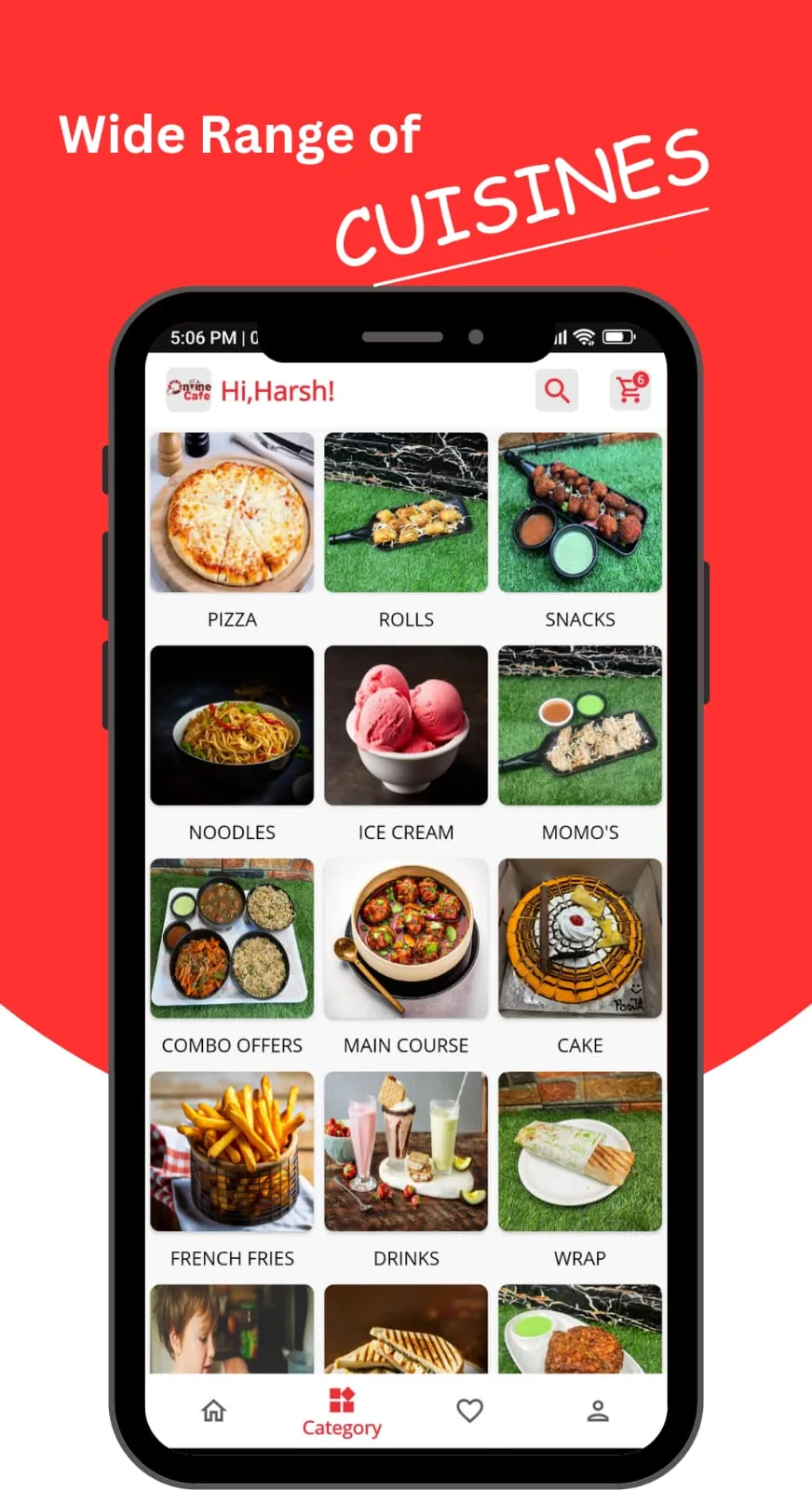 OnlineCafe - Food Delivery App | Indus Appstore | Screenshot