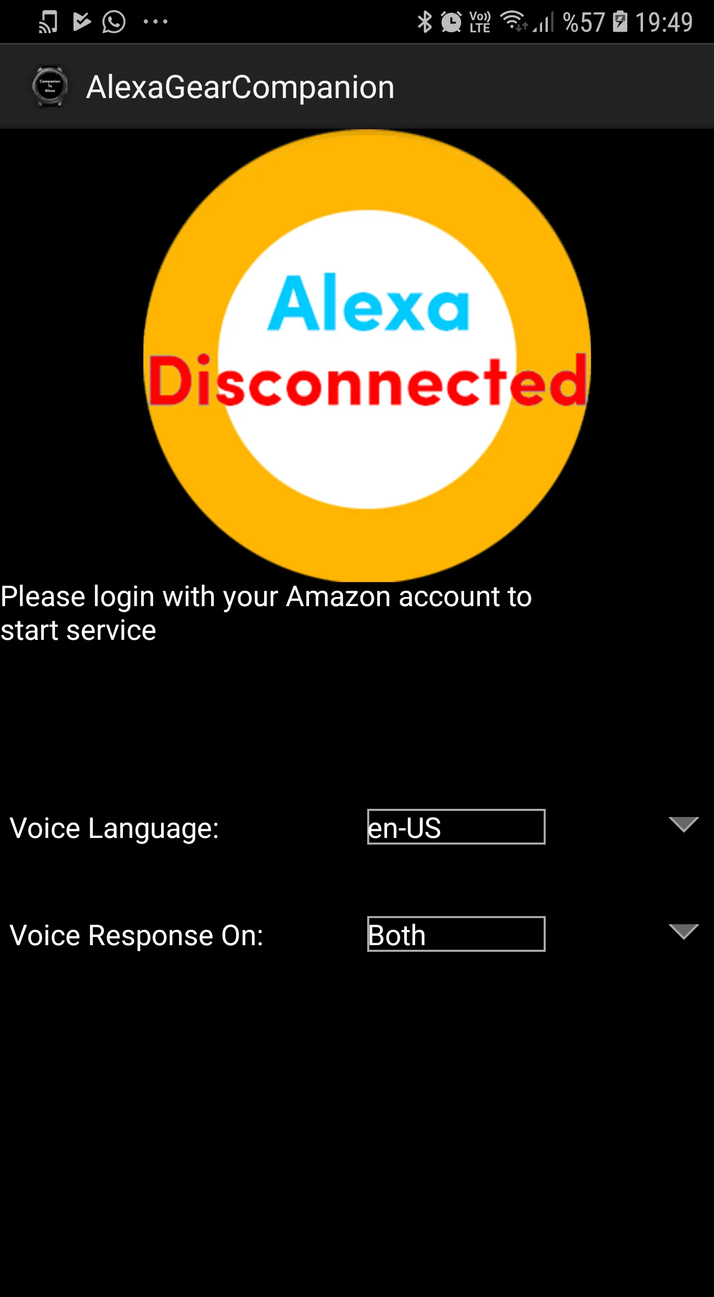 Companion for Alexa Gear/Watch | Indus Appstore | Screenshot