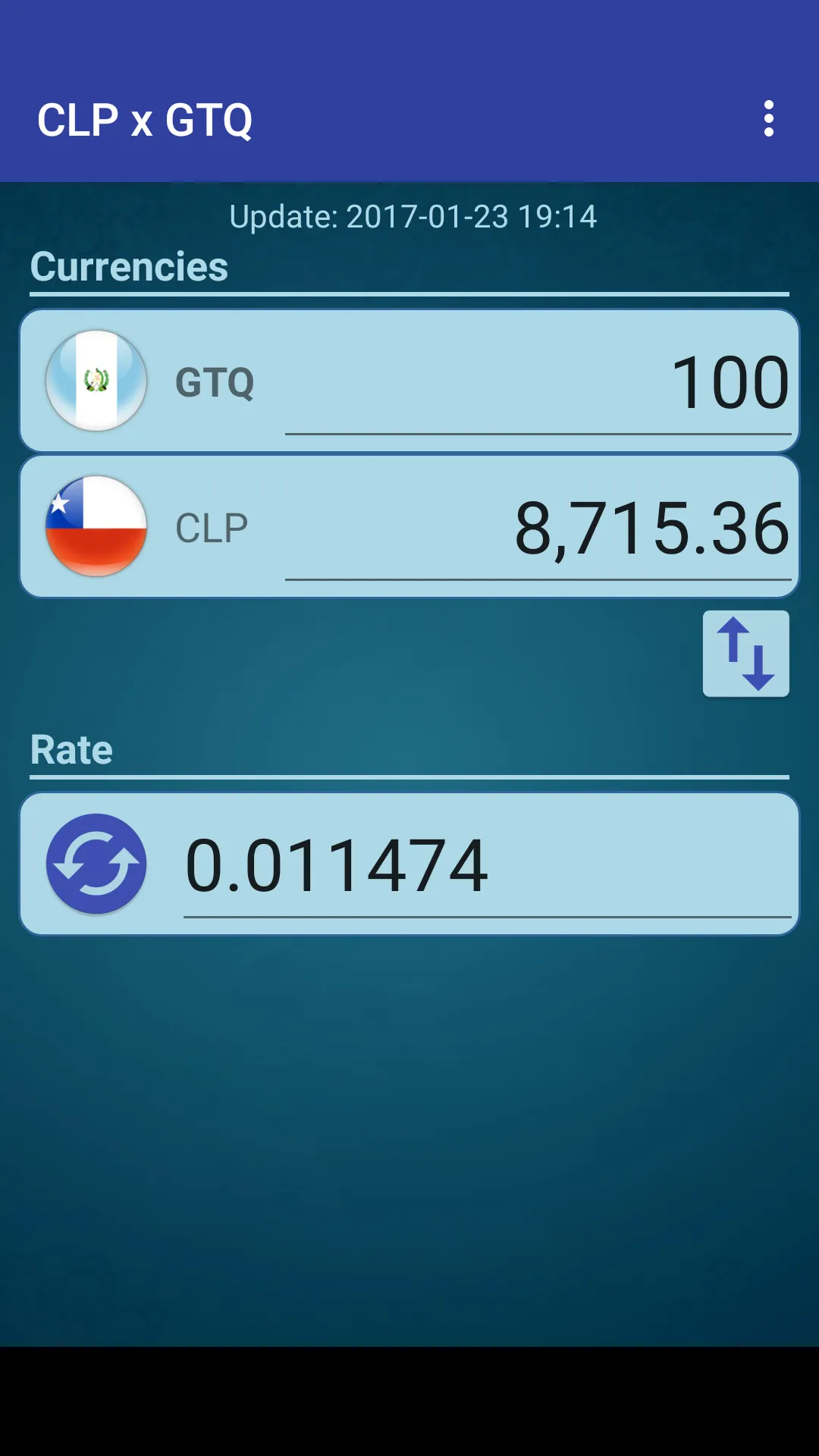 Chile Peso x Guatemala Quetzal | Indus Appstore | Screenshot