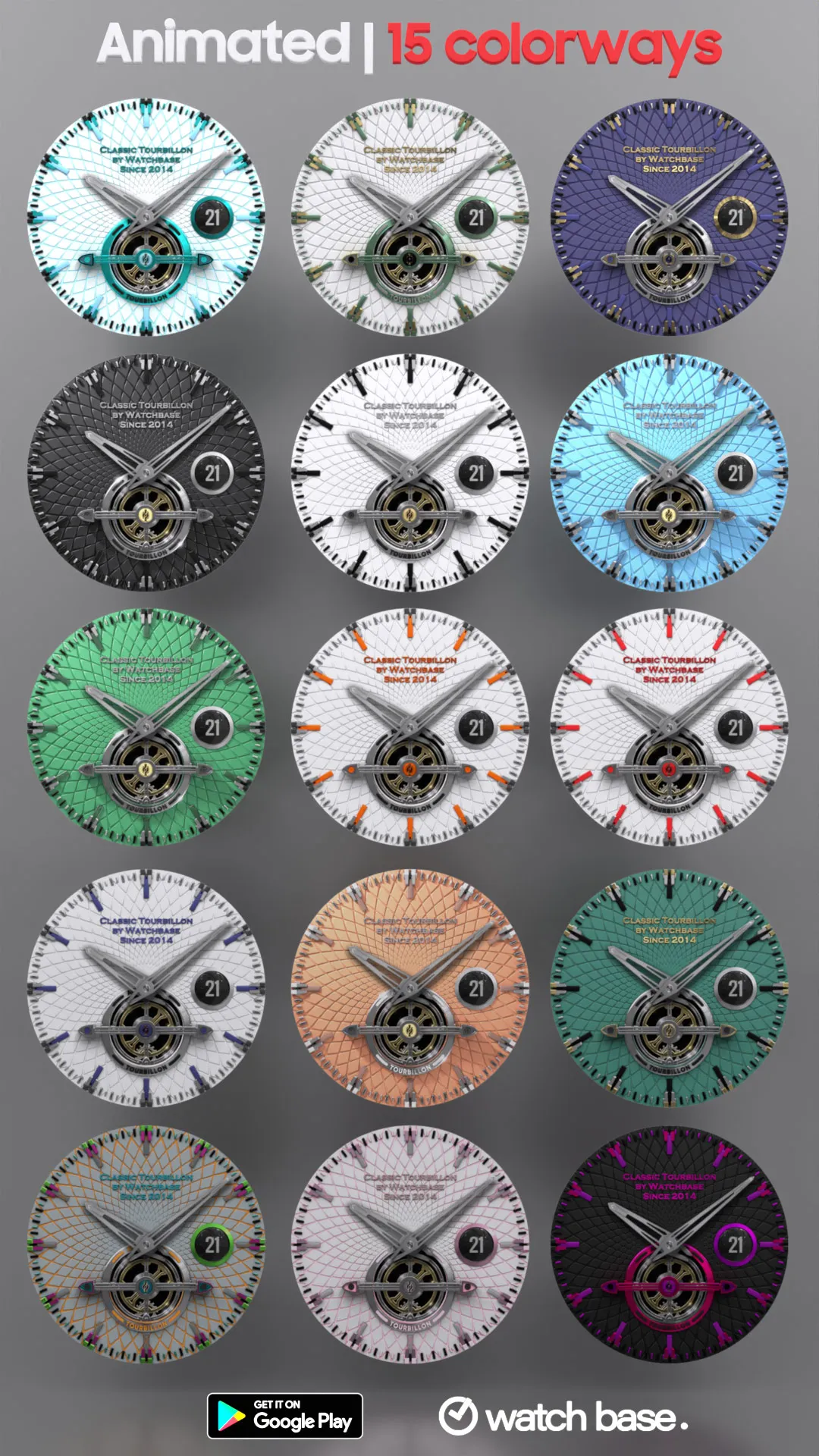 Tourbillon Classic Watch face | Indus Appstore | Screenshot