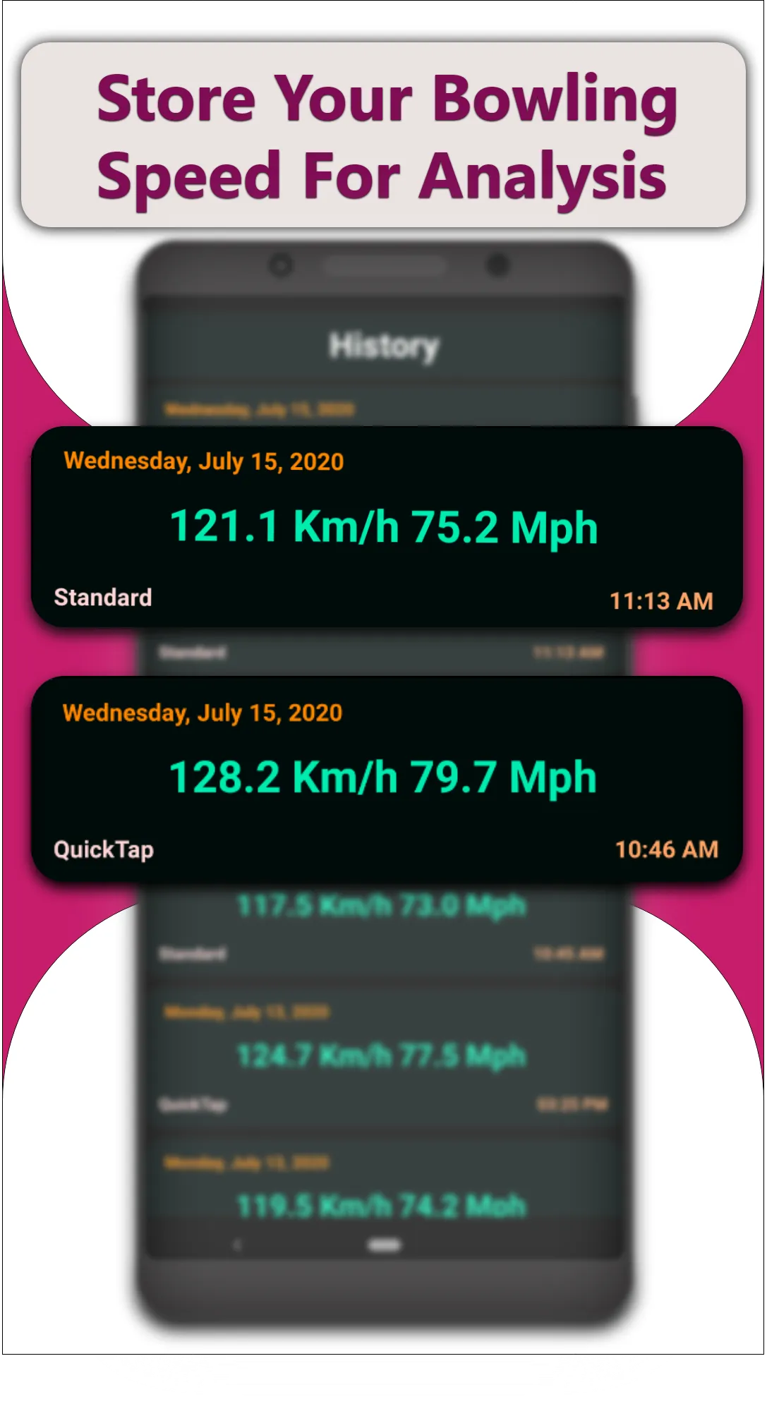 BowloMeter - Check Bowl Speed | Indus Appstore | Screenshot