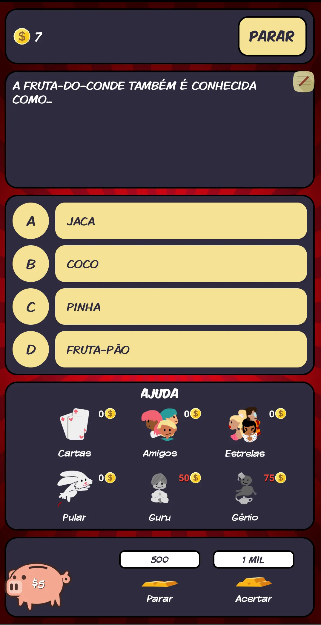 Jogo do Bilhão | Indus Appstore | Screenshot