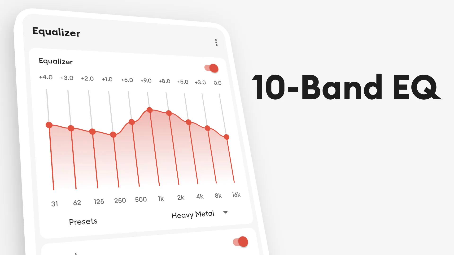 Flat Equalizer - Bass Booster | Indus Appstore | Screenshot