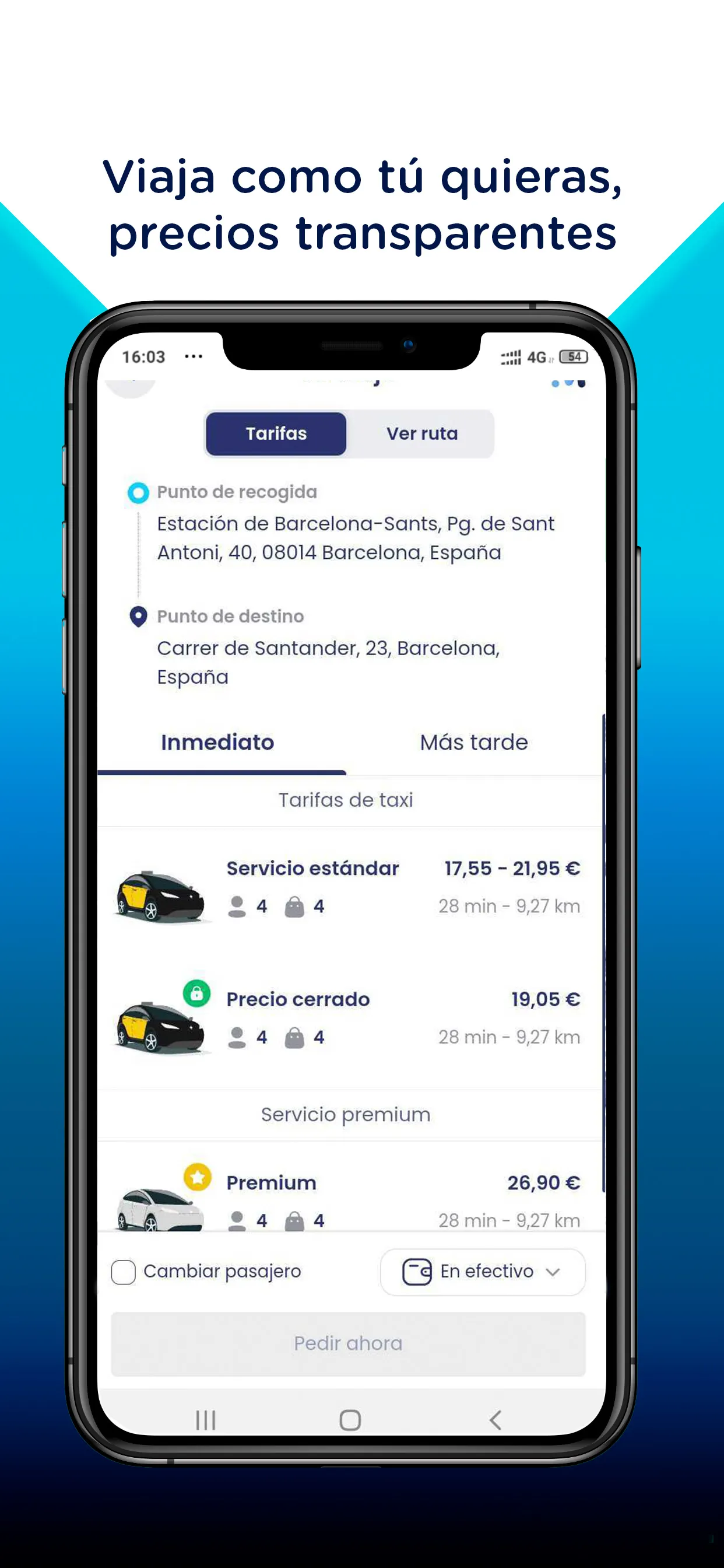 ALLMOVE - Taxi Ecològic | Indus Appstore | Screenshot