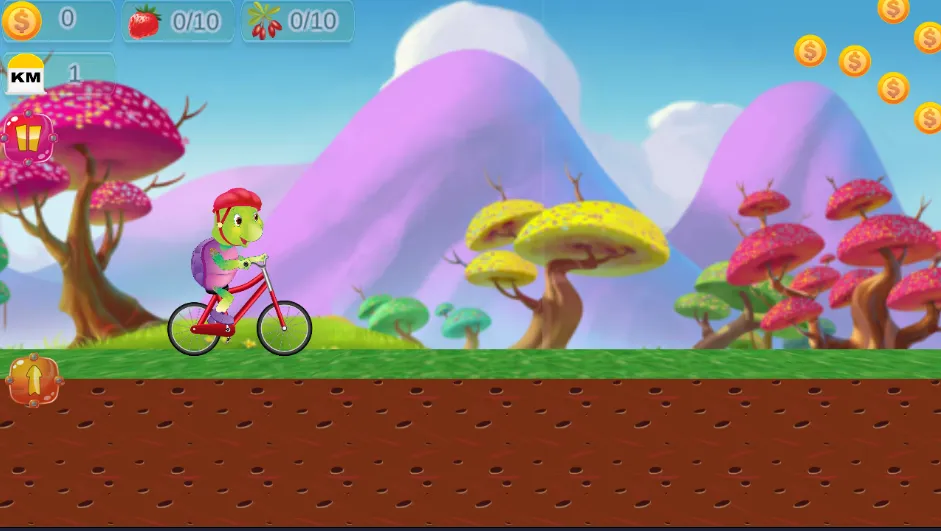 Purple Turtle Cycle Game | Indus Appstore | Screenshot