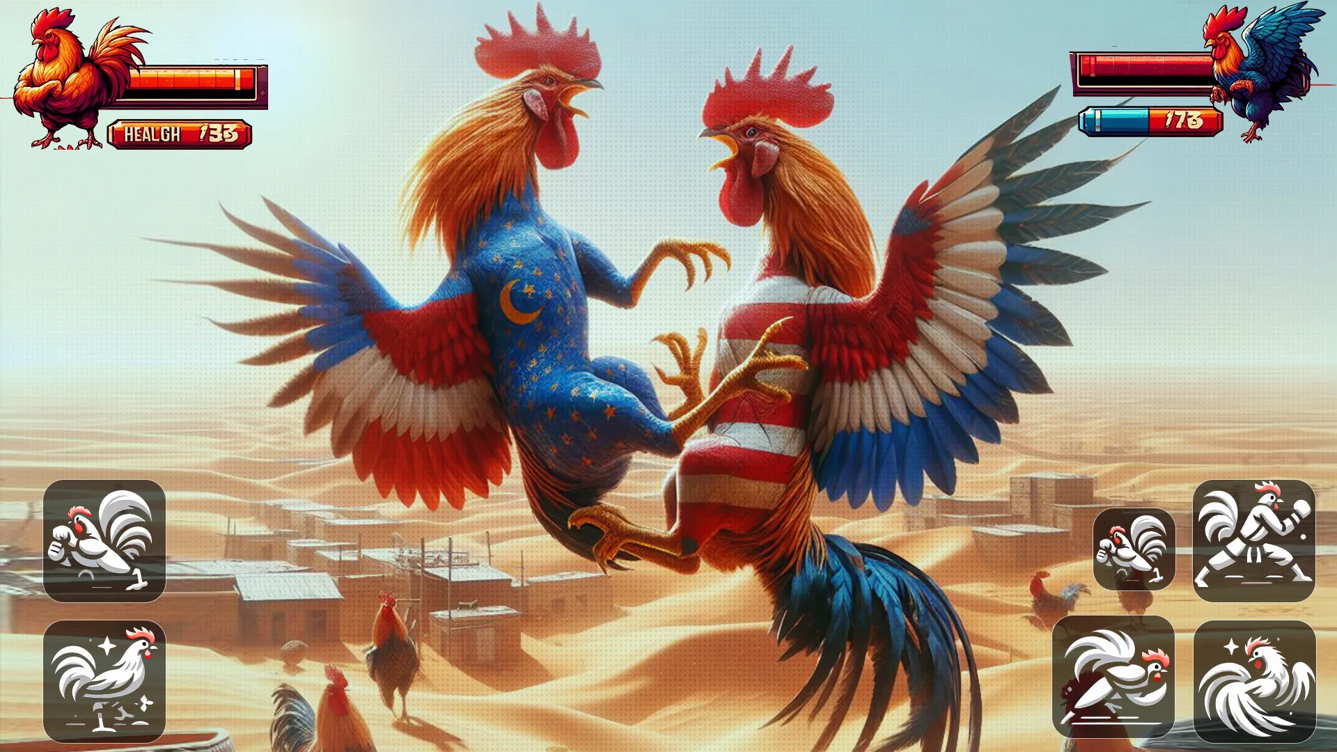 Street Rooster Fight Kung Fu | Indus Appstore | Screenshot