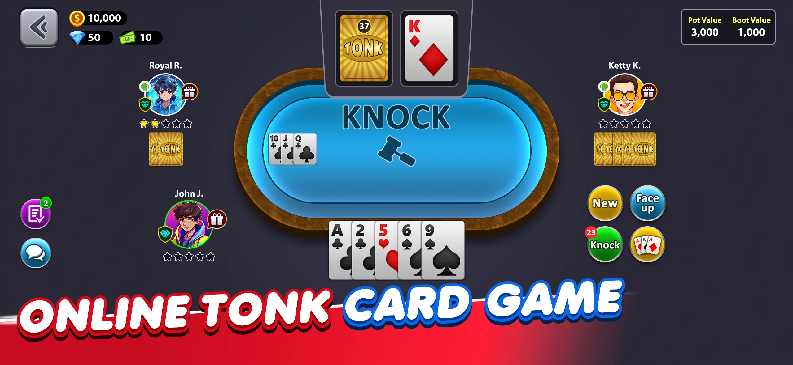 Tunk Card Game - Tonk Online | Indus Appstore | Screenshot