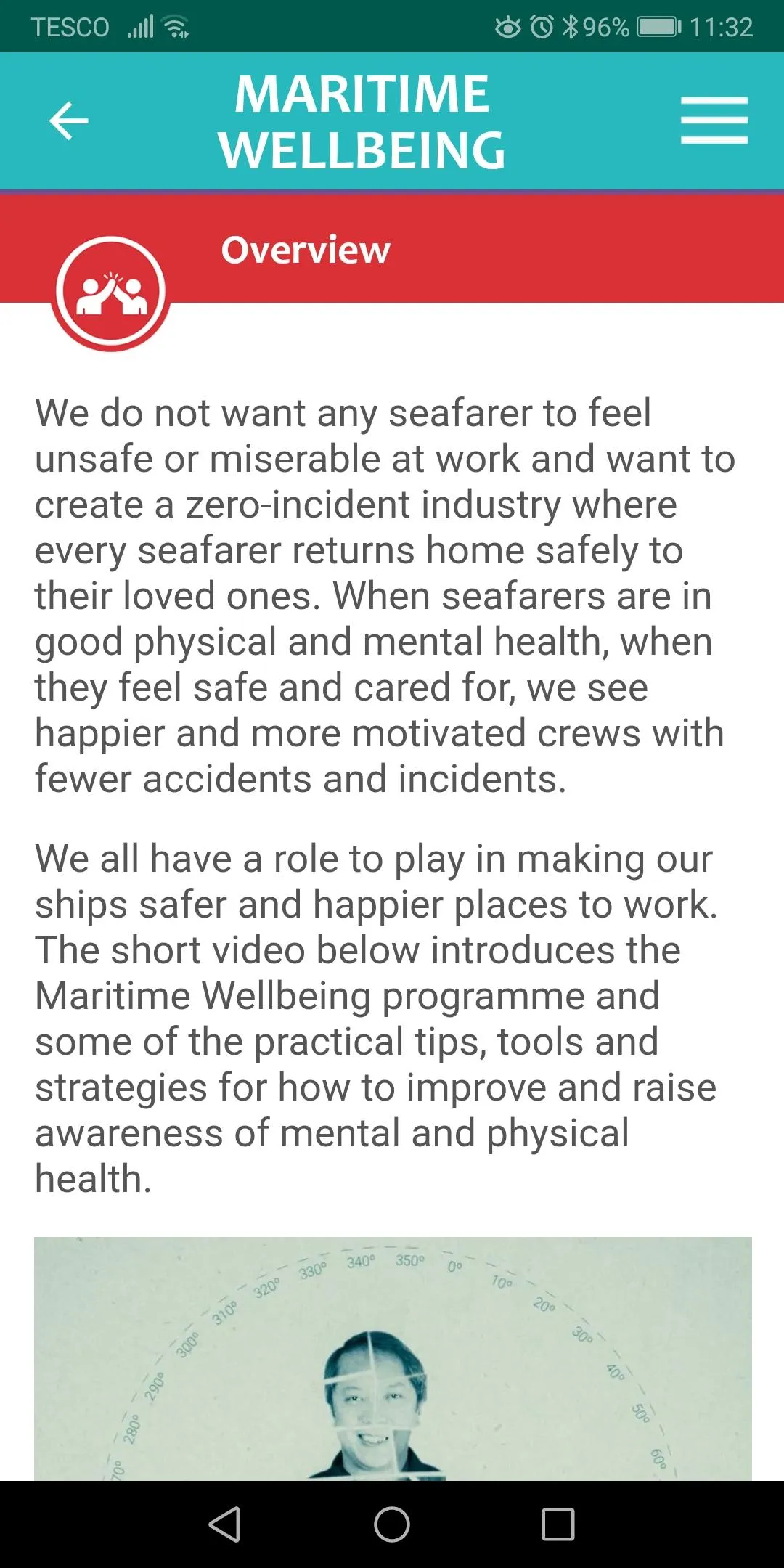 Maritime Wellbeing | Indus Appstore | Screenshot