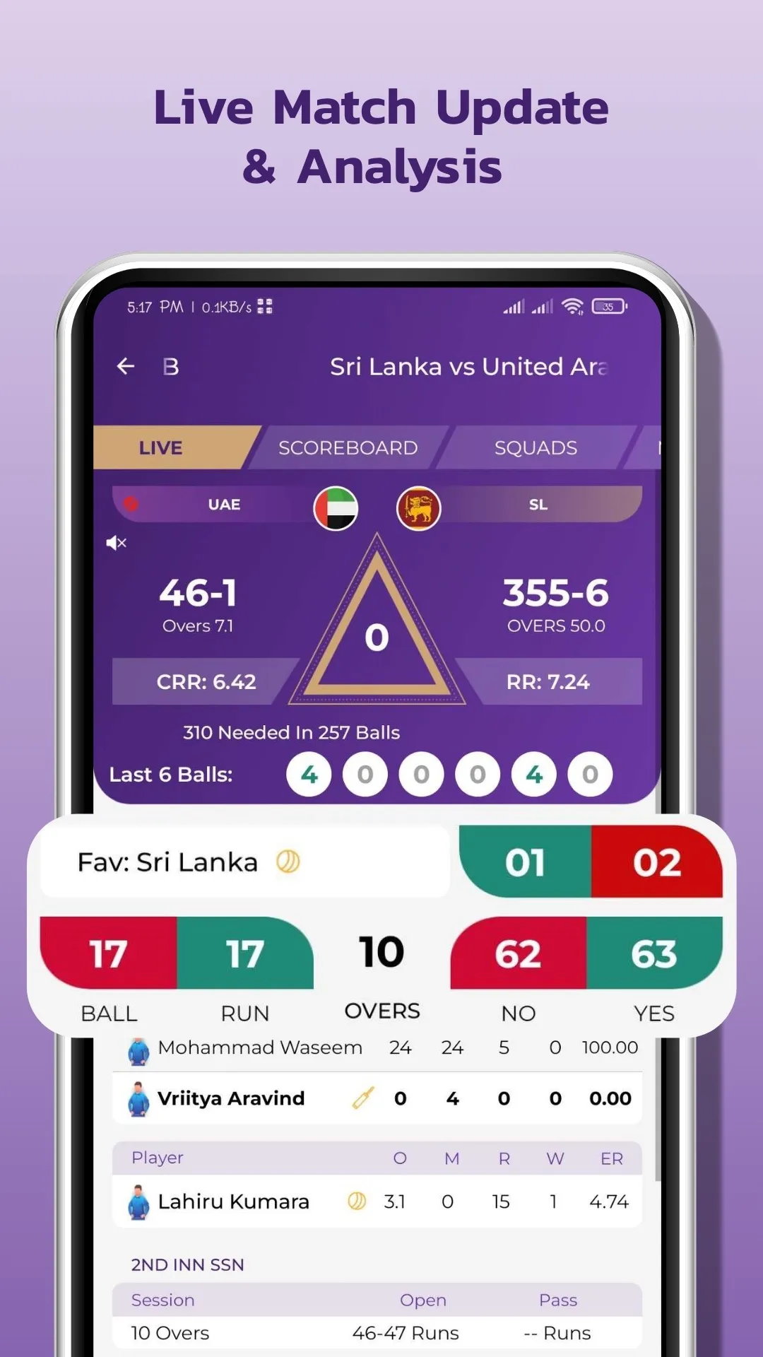 Live Cricket Score - Live Line | Indus Appstore | Screenshot