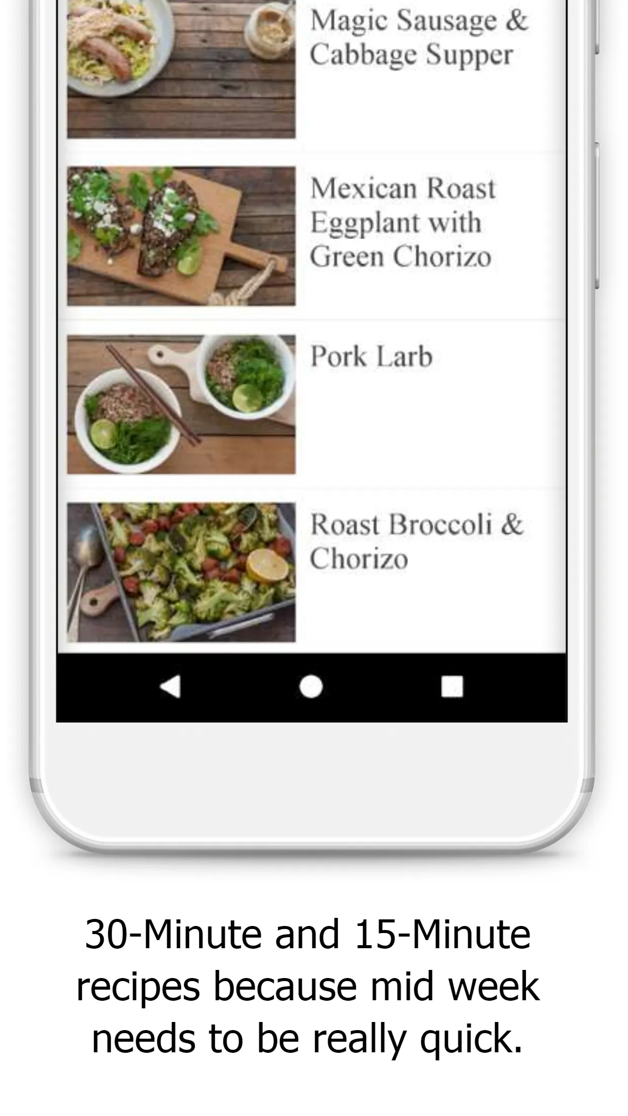 Stonesoup 6-Ingredient Dinners | Indus Appstore | Screenshot