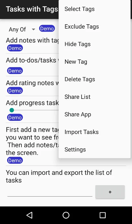 Tasks with Tags | Indus Appstore | Screenshot