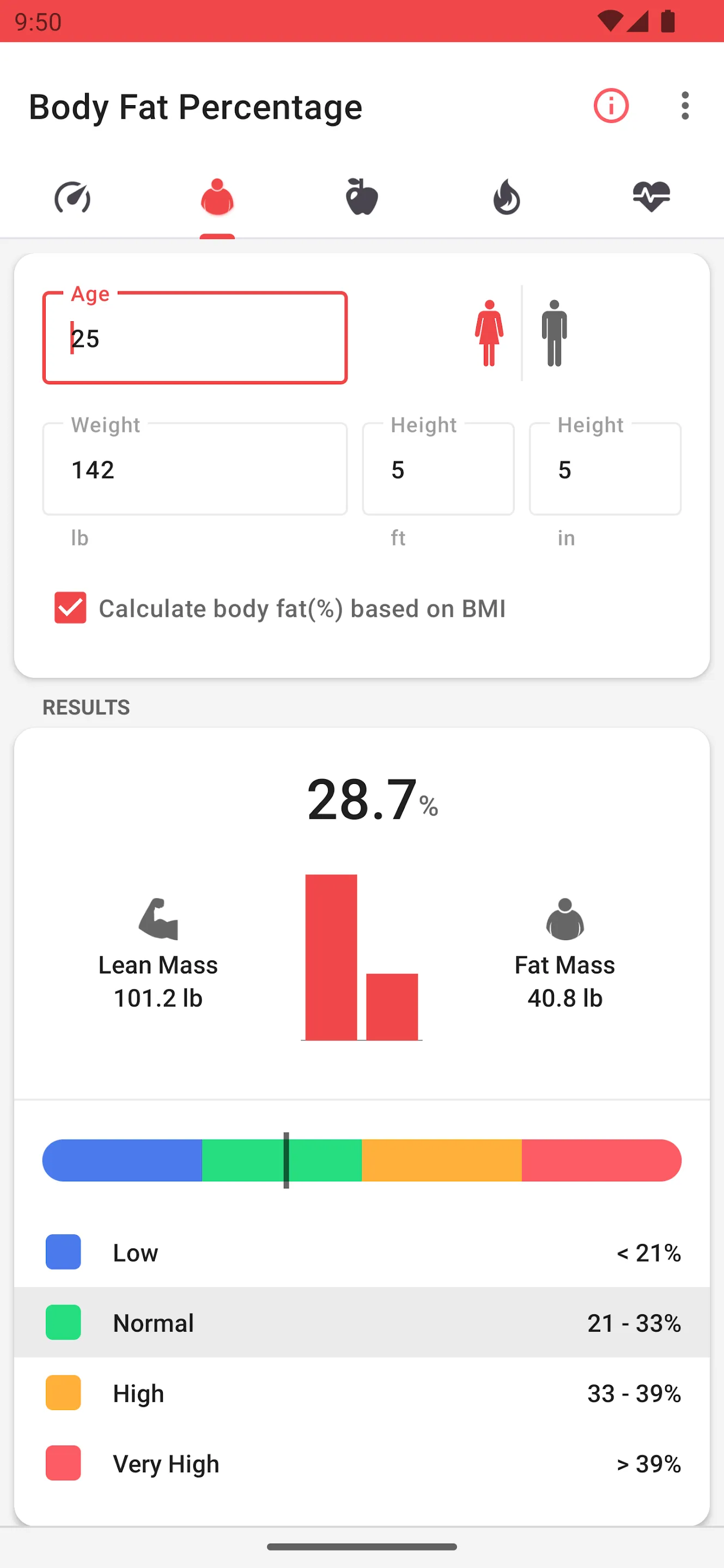 BMI Calculator | Indus Appstore | Screenshot