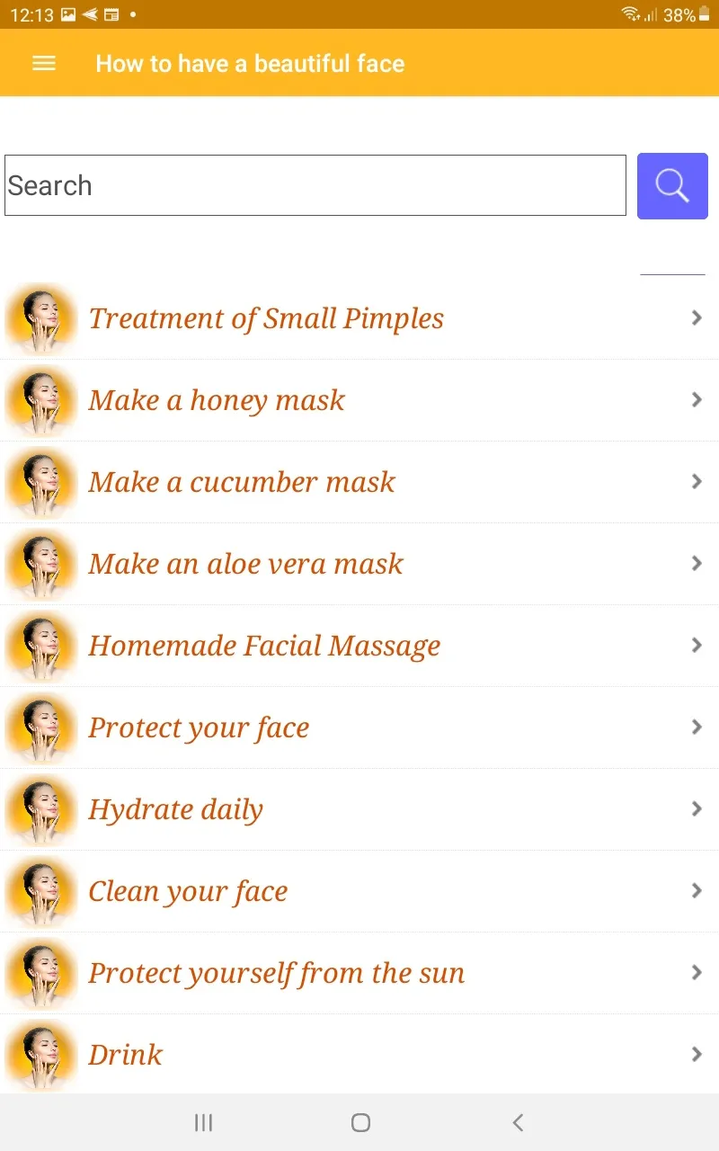 How to have a beautiful face | Indus Appstore | Screenshot