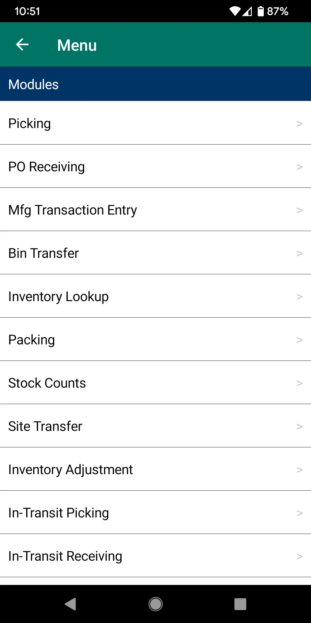 SalesPad Inventory Manager | Indus Appstore | Screenshot