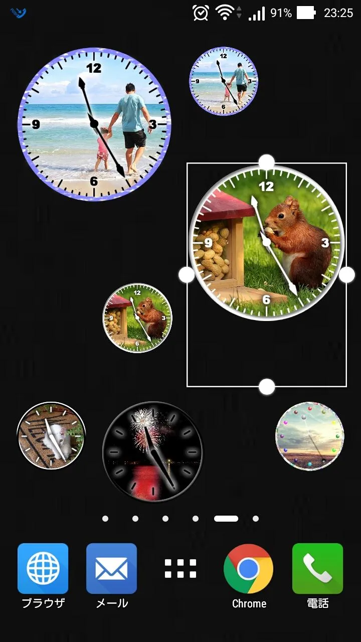 Analog Photo Clock Widget Free | Indus Appstore | Screenshot