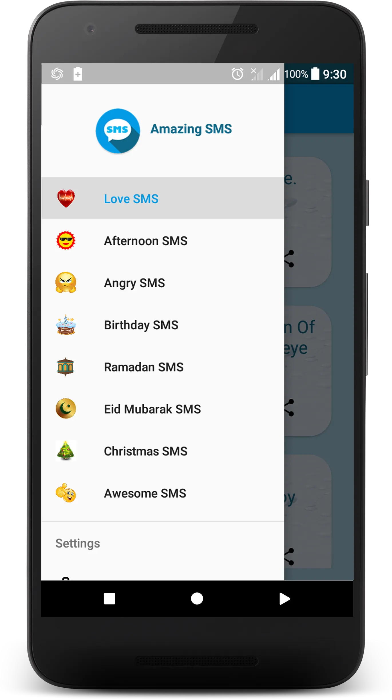 100000+ SMS Messages | Indus Appstore | Screenshot