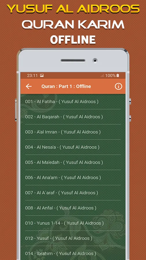 Quran Majeed Yusuf Al Aidroos | Indus Appstore | Screenshot