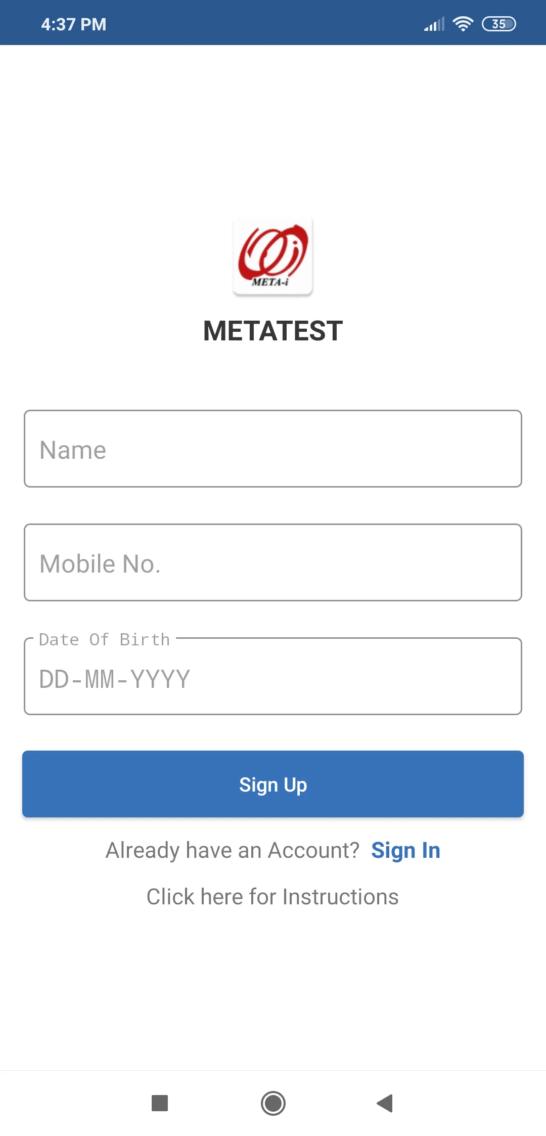 METATEST | Indus Appstore | Screenshot