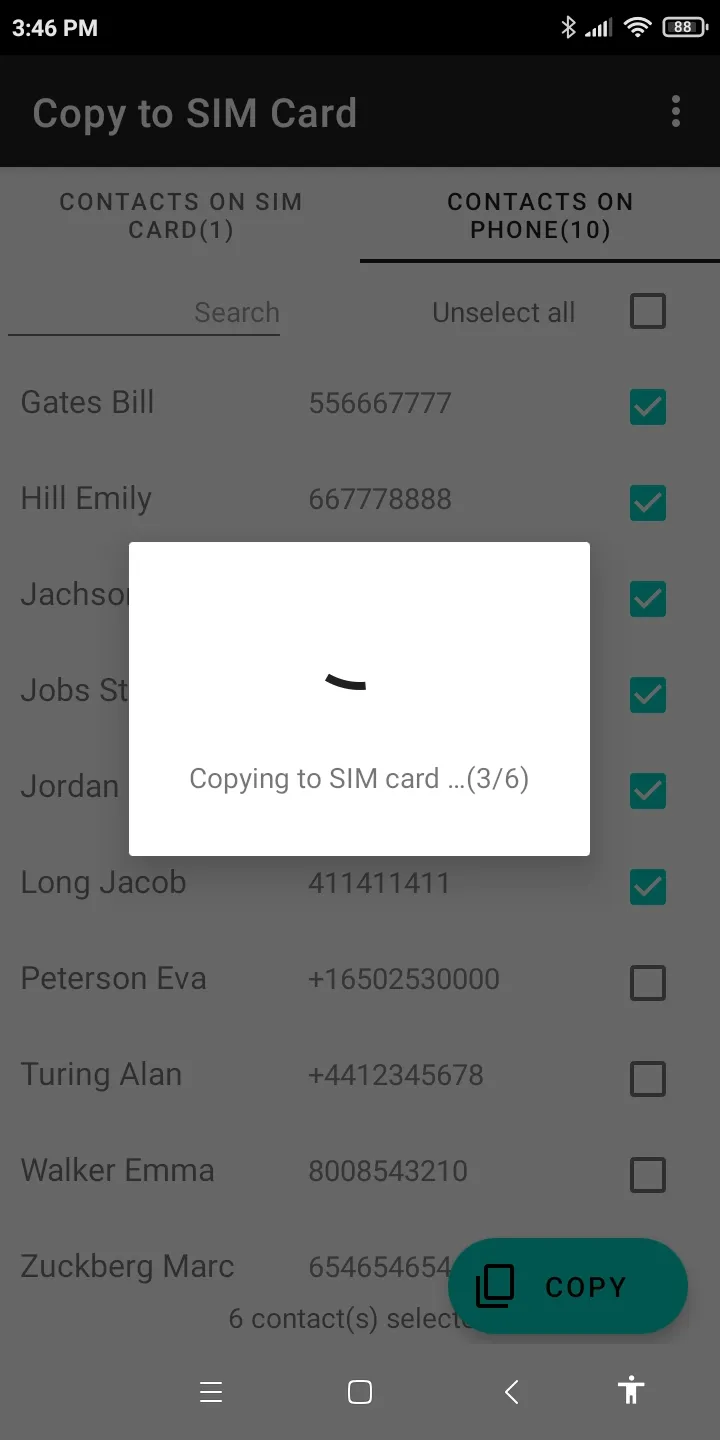 Copy to SIM Card | Indus Appstore | Screenshot