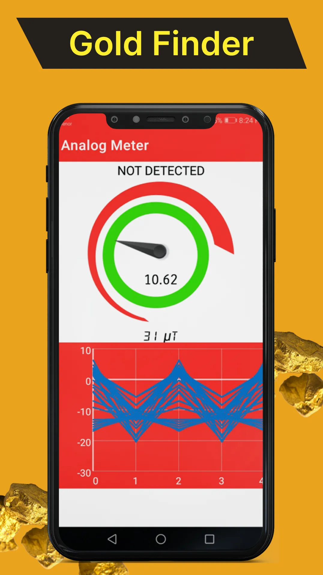 Gold Detector App with Sound | Indus Appstore | Screenshot