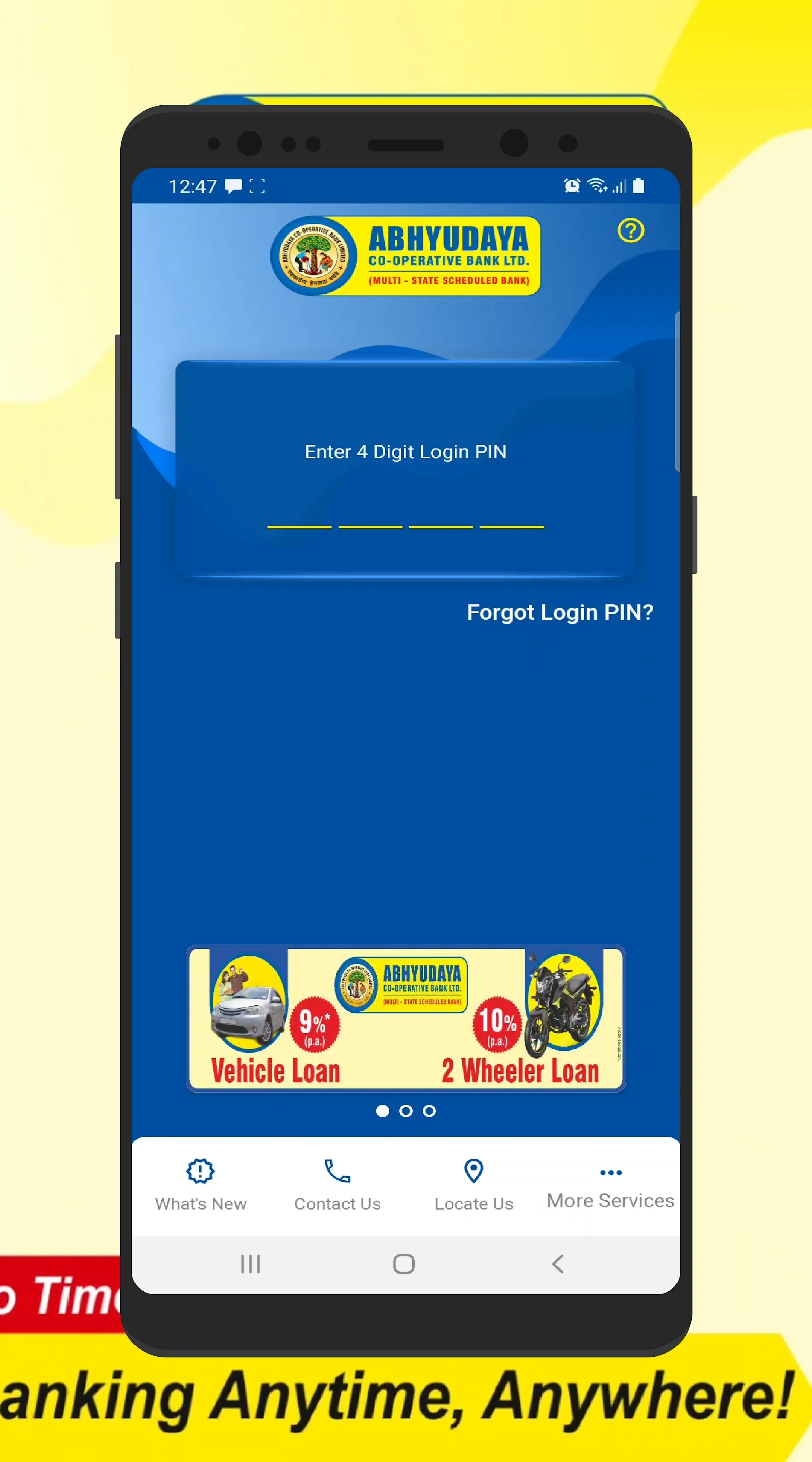 Abhyudaya - Mobile Bank | Indus Appstore | Screenshot