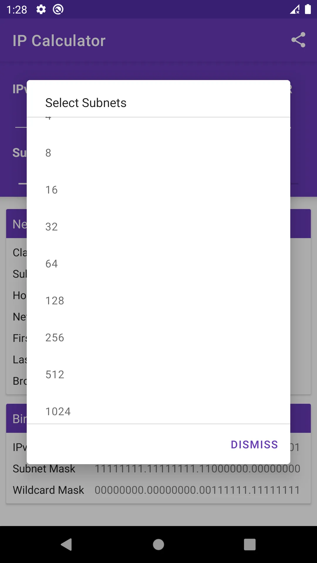 IP Calculator | Indus Appstore | Screenshot