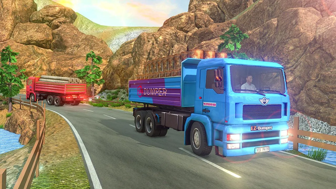 Offline Cargo Truck Games 3D | Indus Appstore | Screenshot