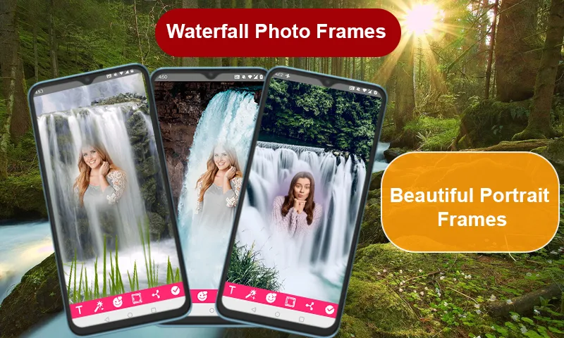 Waterfall Photo Frames | Indus Appstore | Screenshot